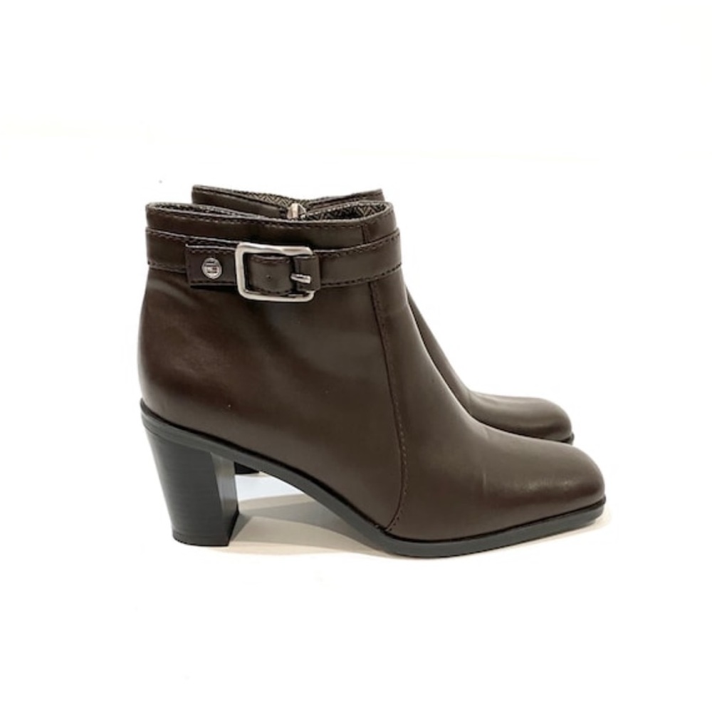 90s Tommy Hilfiger brown ankle boots